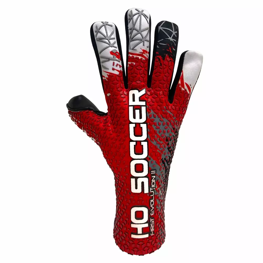 0520253 FIRST EVOLUTION NEGATIVE MARK RED - Frontal - HOSoccer Canarias - Guantes de Portero