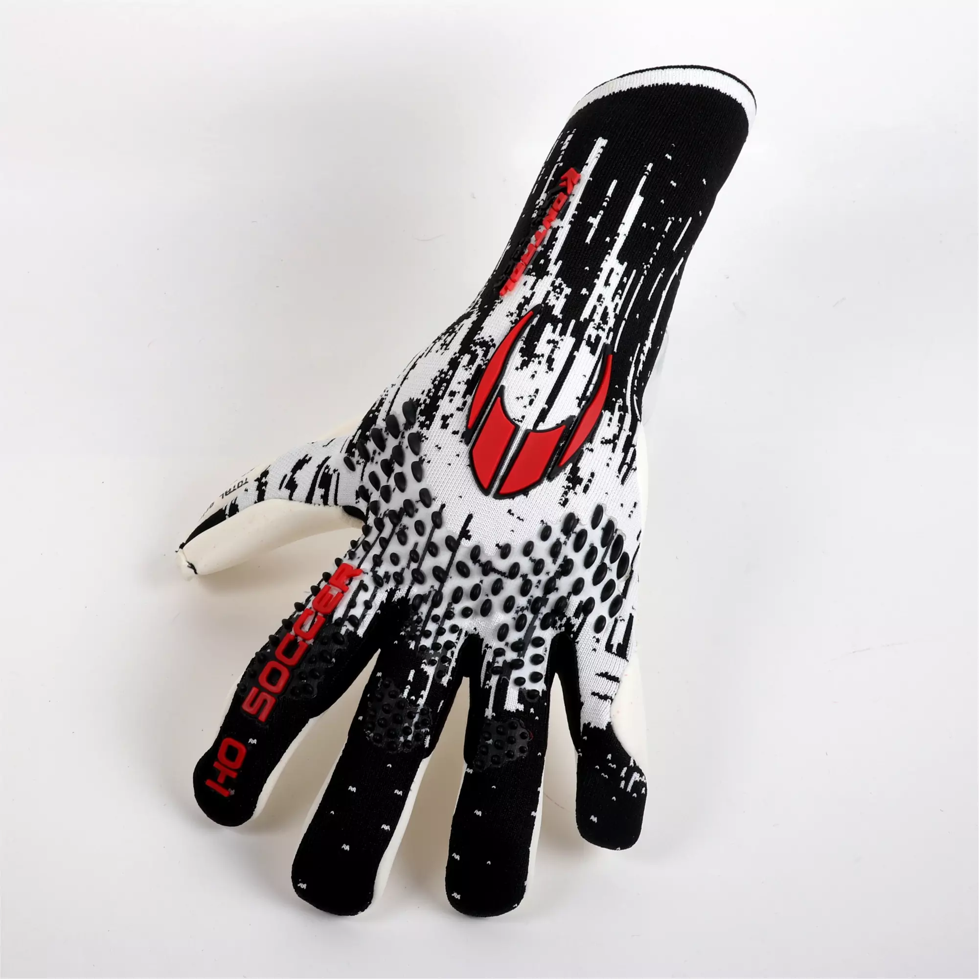 Guante de Portero - KONTROL KNIT TECH RED ALERT - Guante corte Negativo - Dorso - HOSOCCER CANARIAS