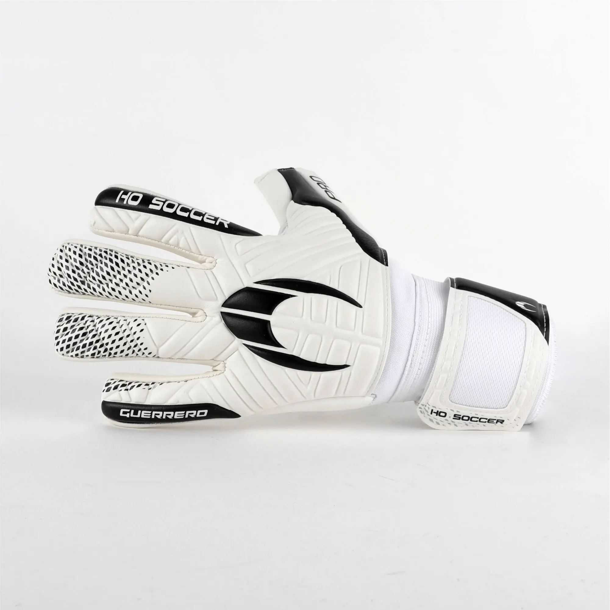 Guante de Portero - GUERRERO PRO JUSTICE NG WHITE - Elite - Guante corte Negative - Dorso -HOSOCCER CANARIAS