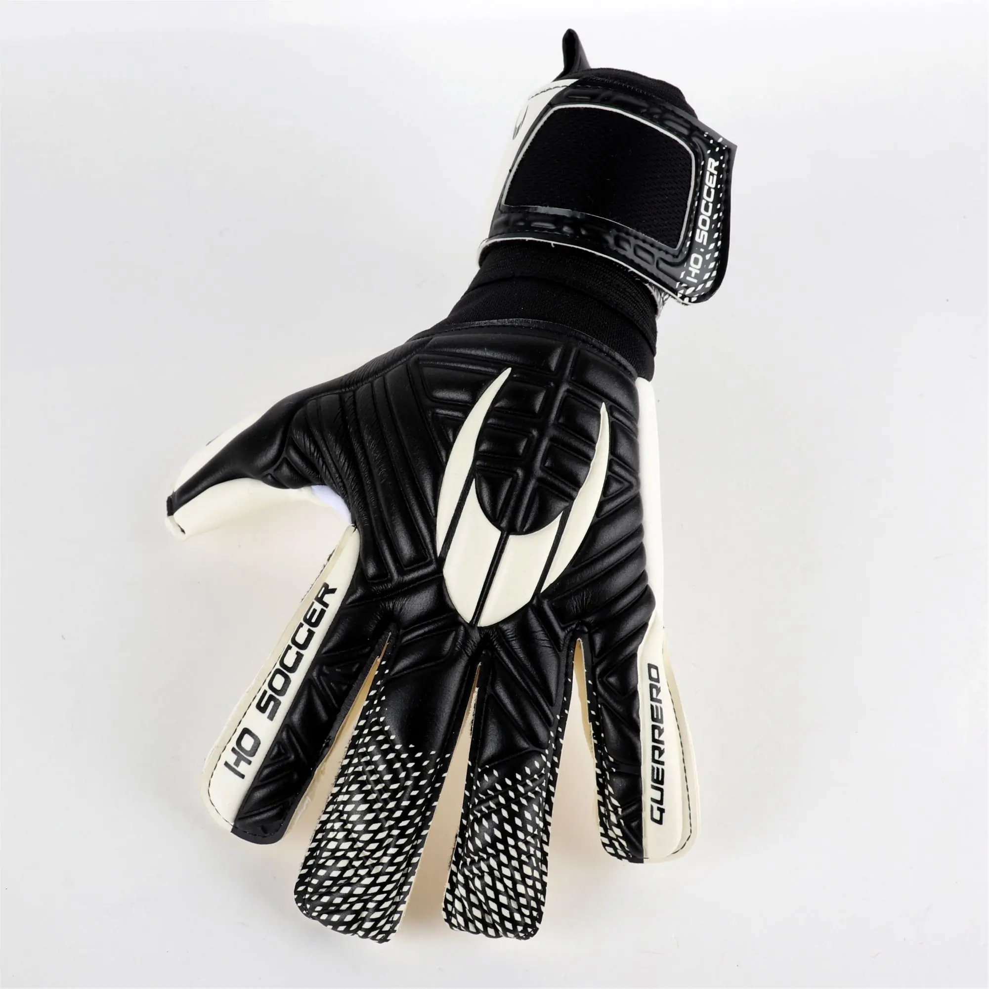 Guante de Portero - GUERRERO PRO JUSTICE RN BLACK - Competición - Guante corte Roll/Negative - Dorso 2 - HOSOCCER CANARIAS