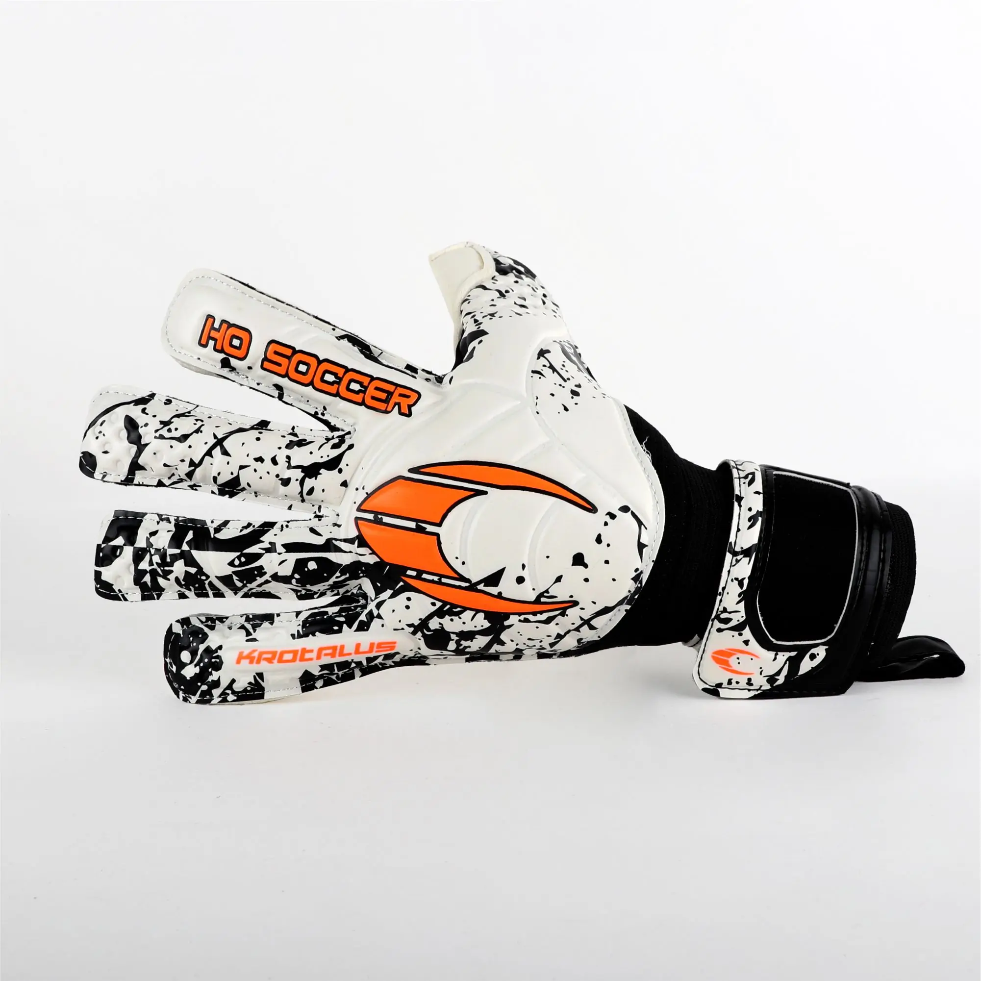 Guante de Portero - KROTALUS II RN WHITE FURIOUS - Competición - Guante corte Roll/Negative - Dorso - HOSOCCER CANARIAS