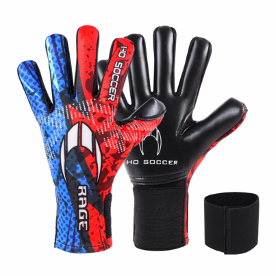 Guante de Portero - RAGE PLUS ELECTRIC RED-BLUE - Entrenamiento - Guante corte NEGATIVE - HOSOCCER CANARIAS