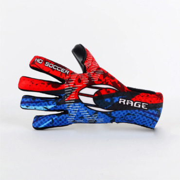 Guante de Portero - RAGE PLUS ELECTRIC RED-BLUE - Entrenamiento - Guante corte NEGATIVE - Dorso 3- HOSOCCER CANARIAS
