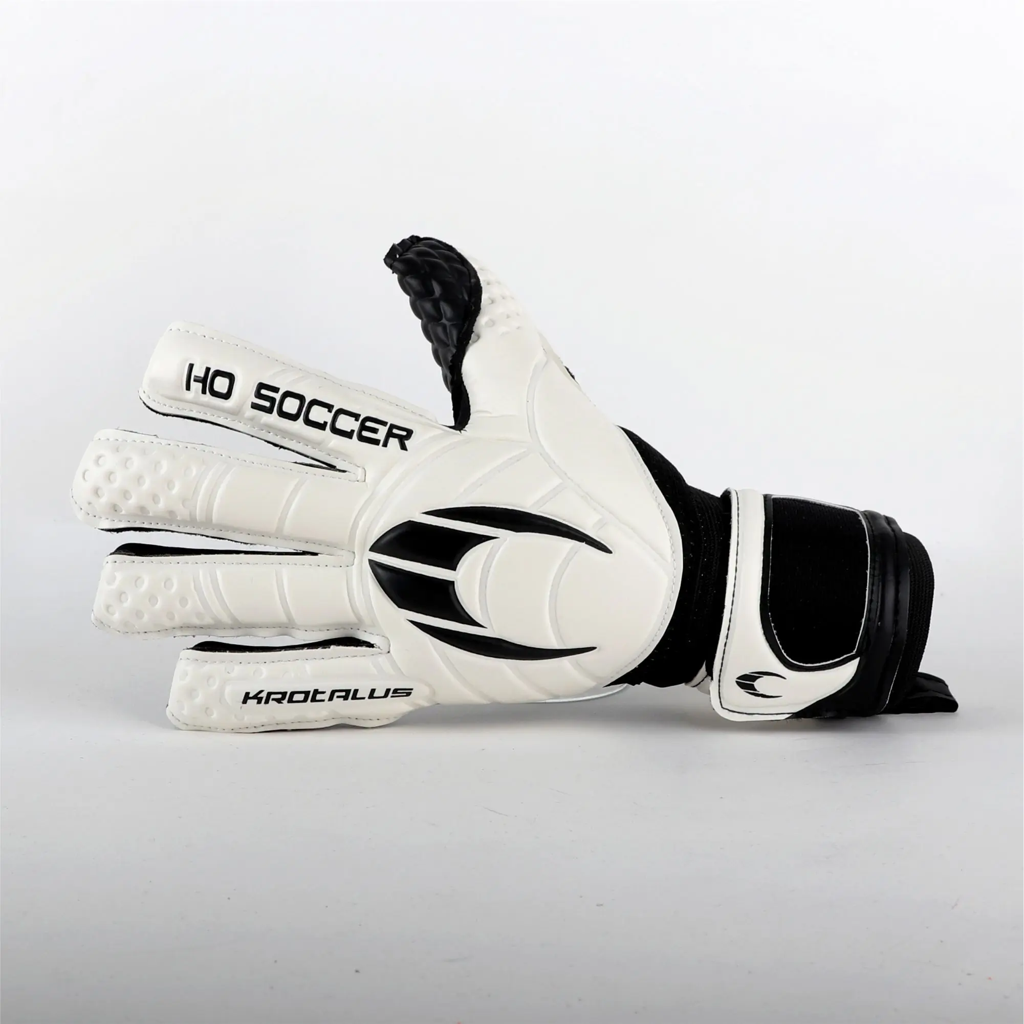 Guante de Portero - KROTALUS II NG HARDGROUND CLASSIC WHITE - Competición - Guante corte NEGATIVE - Dorso - HOSOCCER CANARIAS